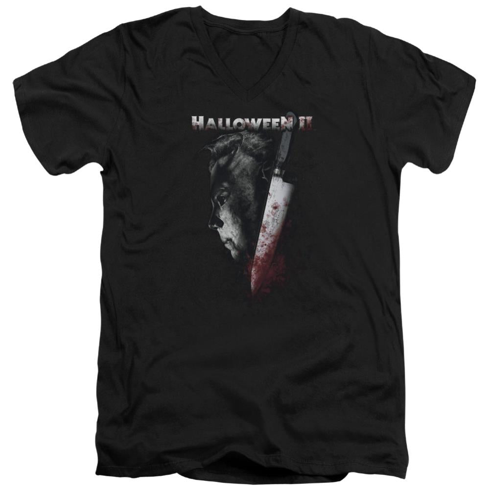 Halloween II Cold Gaze Men's 30/1 Cotton Slim V-Neck T-Shirt