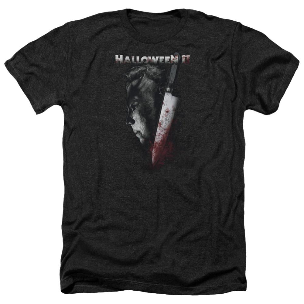 Halloween II Cold Gaze Men's 30/1 Heather 60 40 Poly Short-Sleeve T-Shirt