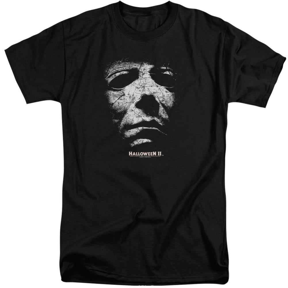 Halloween II Mask Men's 18/1 Tall Cotton Short-Sleeve T-Shirt