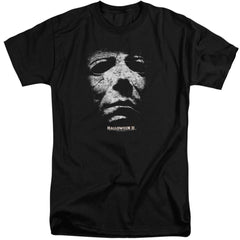 Halloween II Mask Men's 18/1 Tall Cotton Short-Sleeve T-Shirt