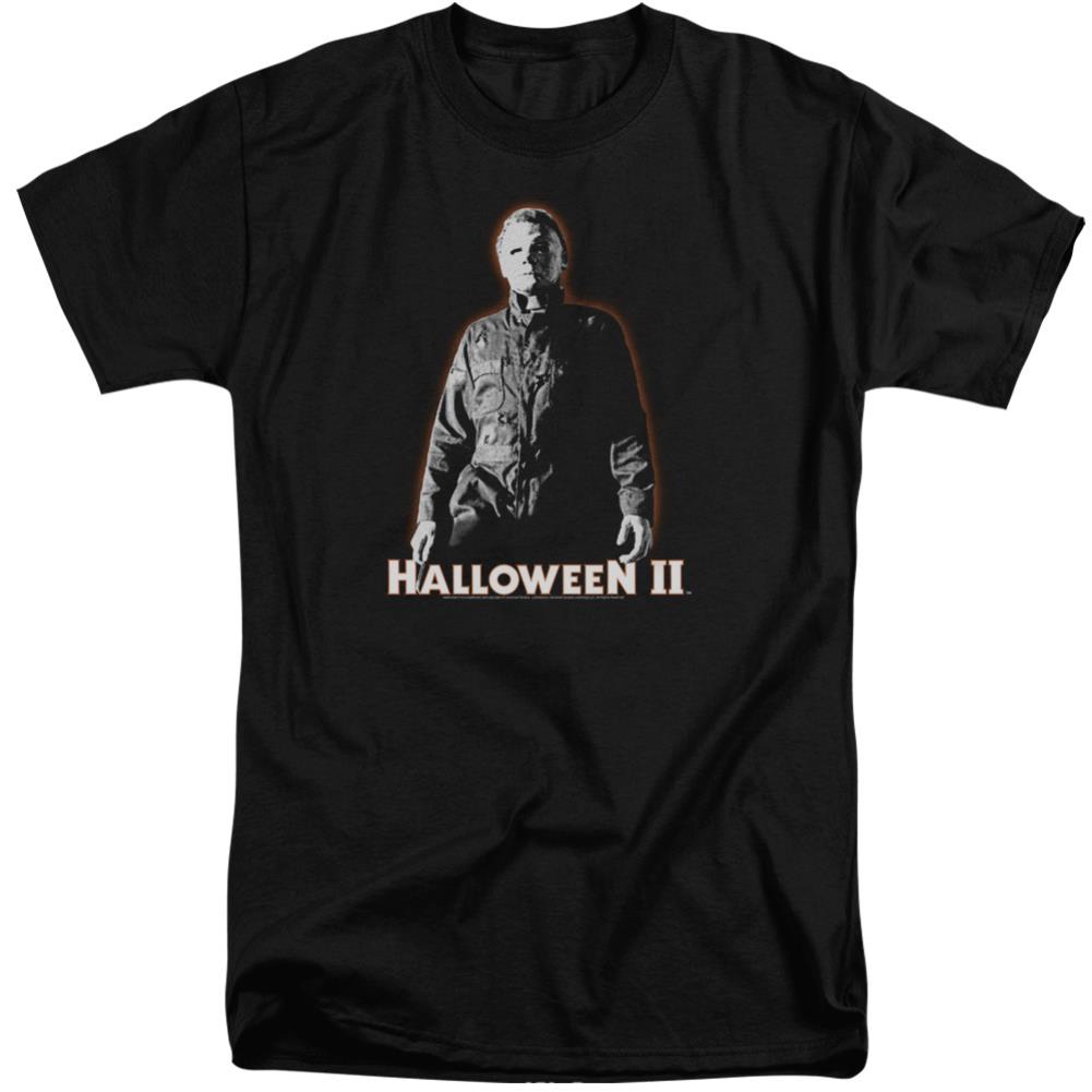Halloween II Michael Myers Men's 18/1 Tall Cotton Short-Sleeve T-Shirt