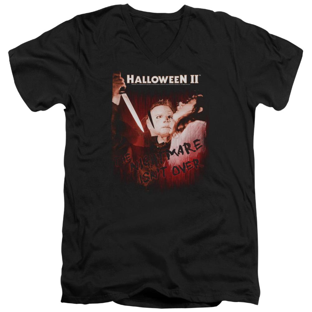 Halloween II Nightmare Men's 30/1 Cotton Slim V-Neck T-Shirt