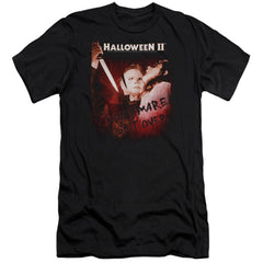 Halloween II Nightmare Men's Ultra-Soft 30/1 Cotton Slim Short-Sleeve T-Shirt