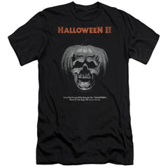 Halloween II Pumpkin Poster Men's Ultra-Soft 30/1 Cotton Slim Short-Sleeve T-Shirt