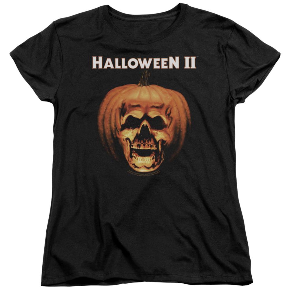 Halloween II Pumpkin Shell Women's 18/1 Cotton Short-Sleeve T-Shirt