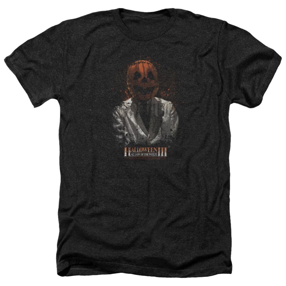 Halloween III H3 Scientist Men's 30/1 Heather 60 40 Poly Short-Sleeve T-Shirt