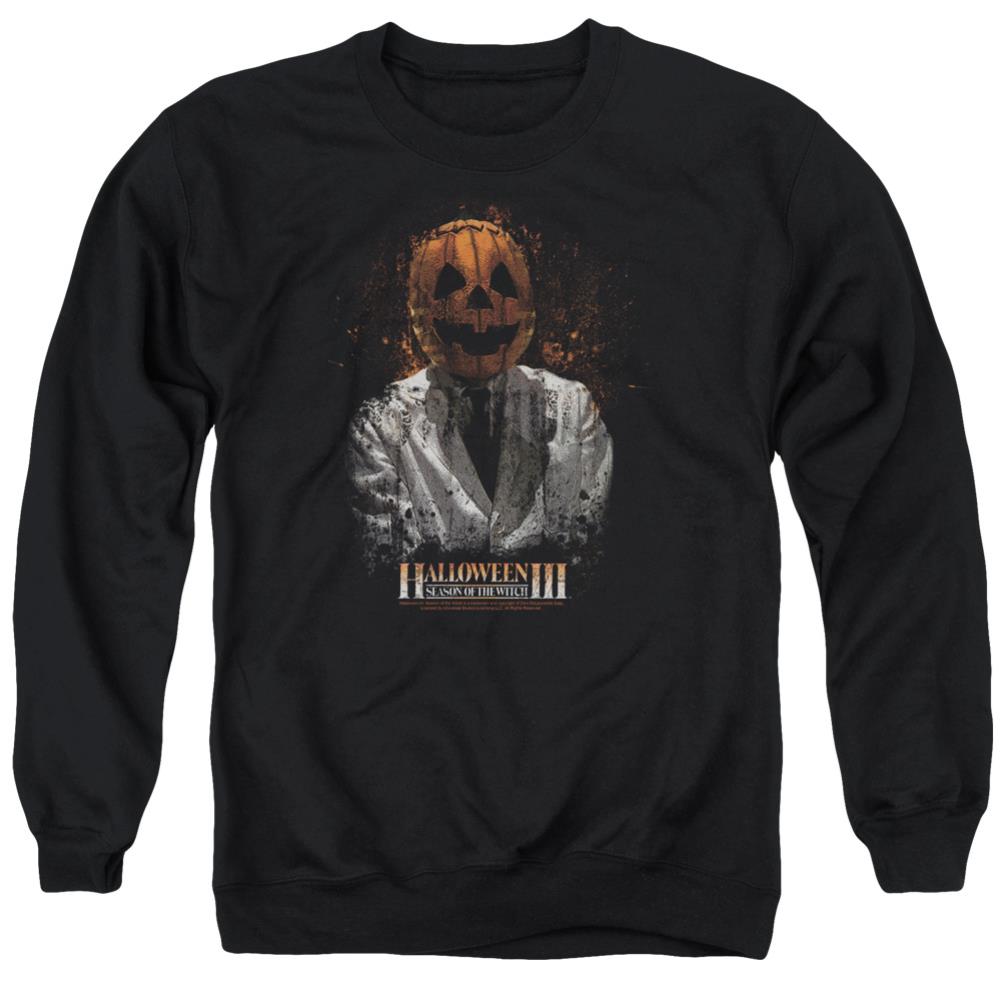 Halloween III H3 Scientist Men's Crewneck 50 50 Poly Long-Sleeve T-Shirt