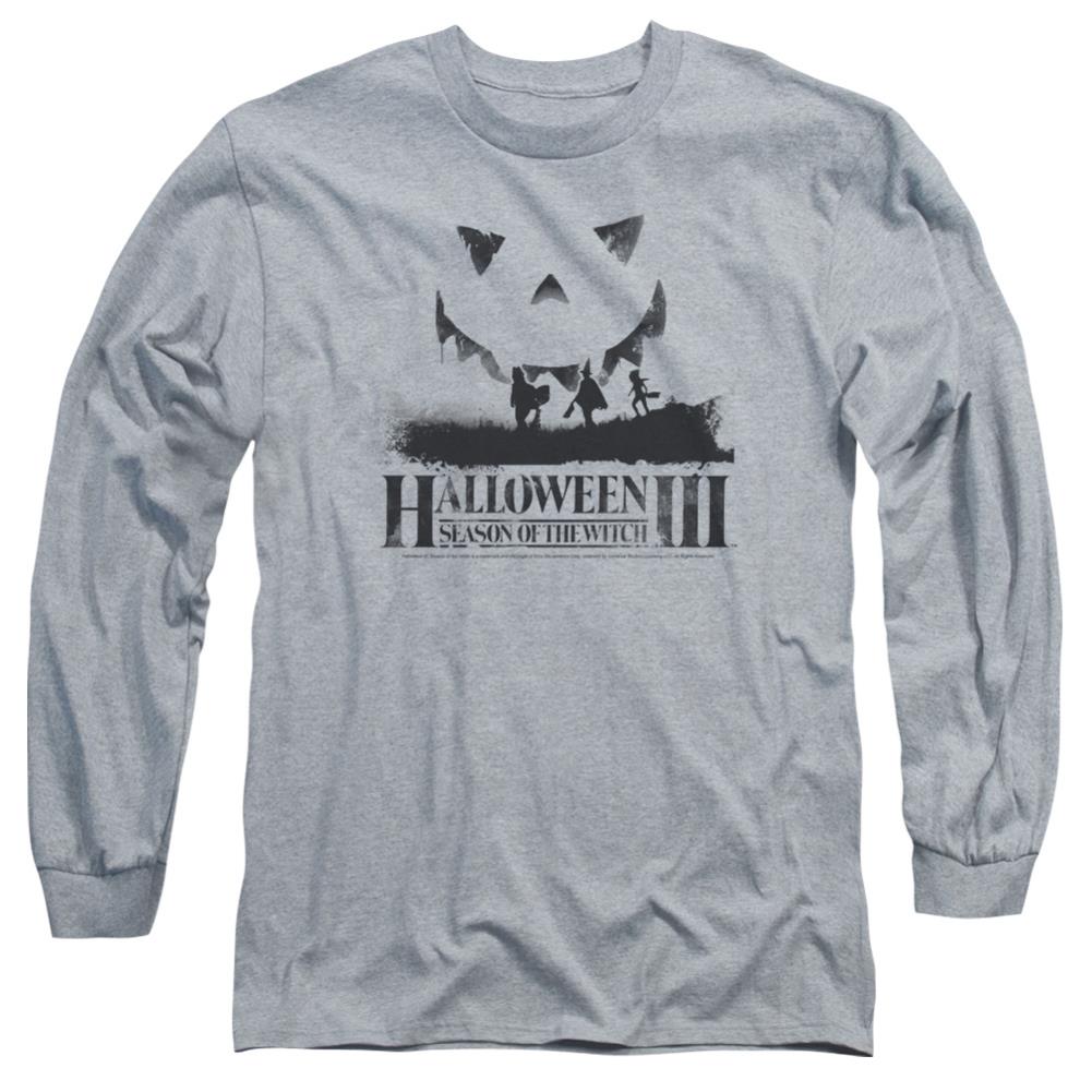Halloween III Silhouette Men's 18/1 Cotton Long-Sleeve T-Shirt