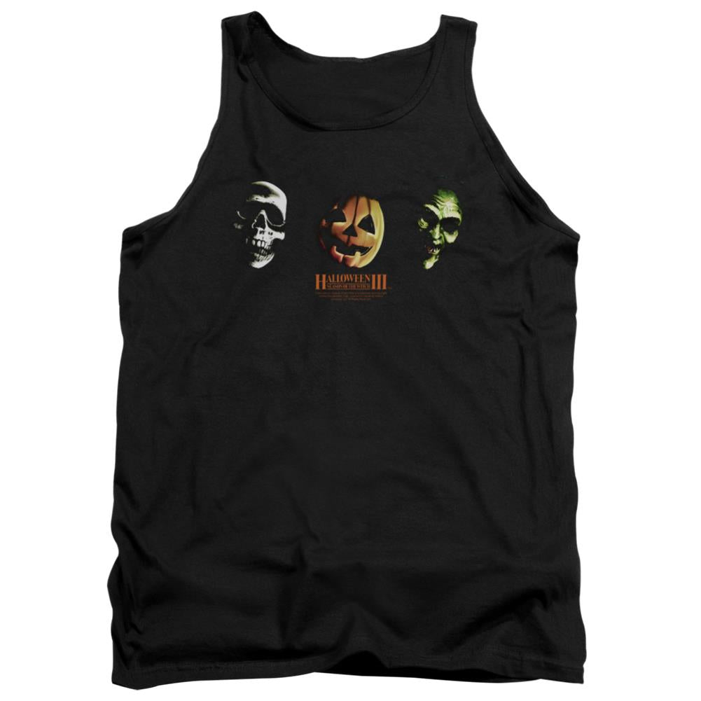 Halloween III Three Masks Men's 18/1 Cotton Tank Top