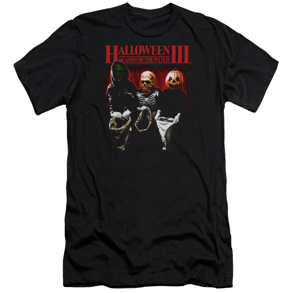 Halloween III Trick Or Treat Men's Ultra-Soft 30/1 Cotton Slim Short-Sleeve T-Shirt