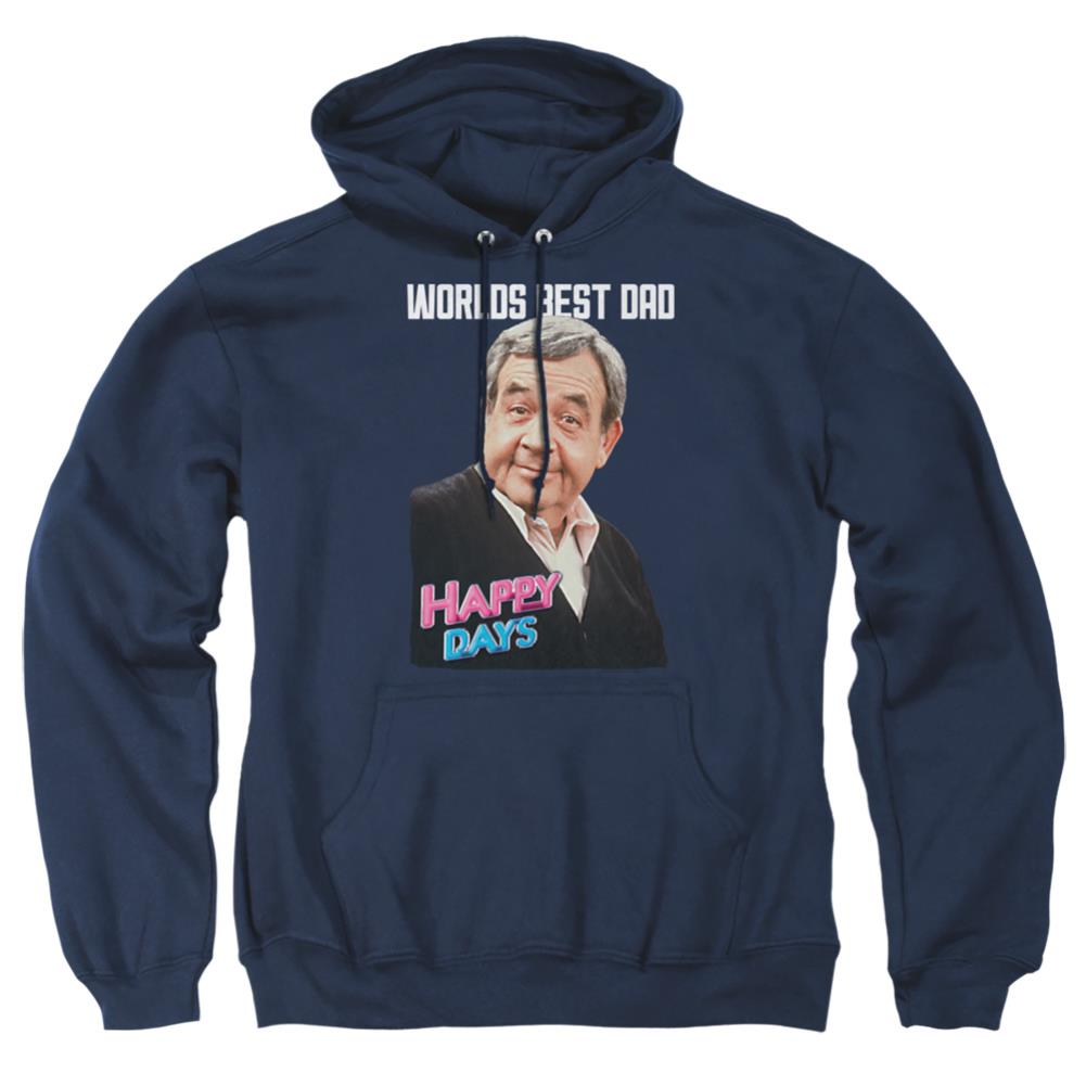 Happy Days Best Dad Men's Pull-Over 75 25 Poly Hoodie
