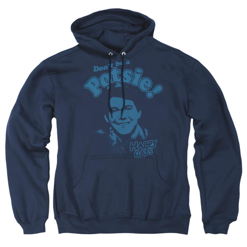 Happy Days Dont Be A Potsie Men's Pull-Over 75 25 Poly Hoodie