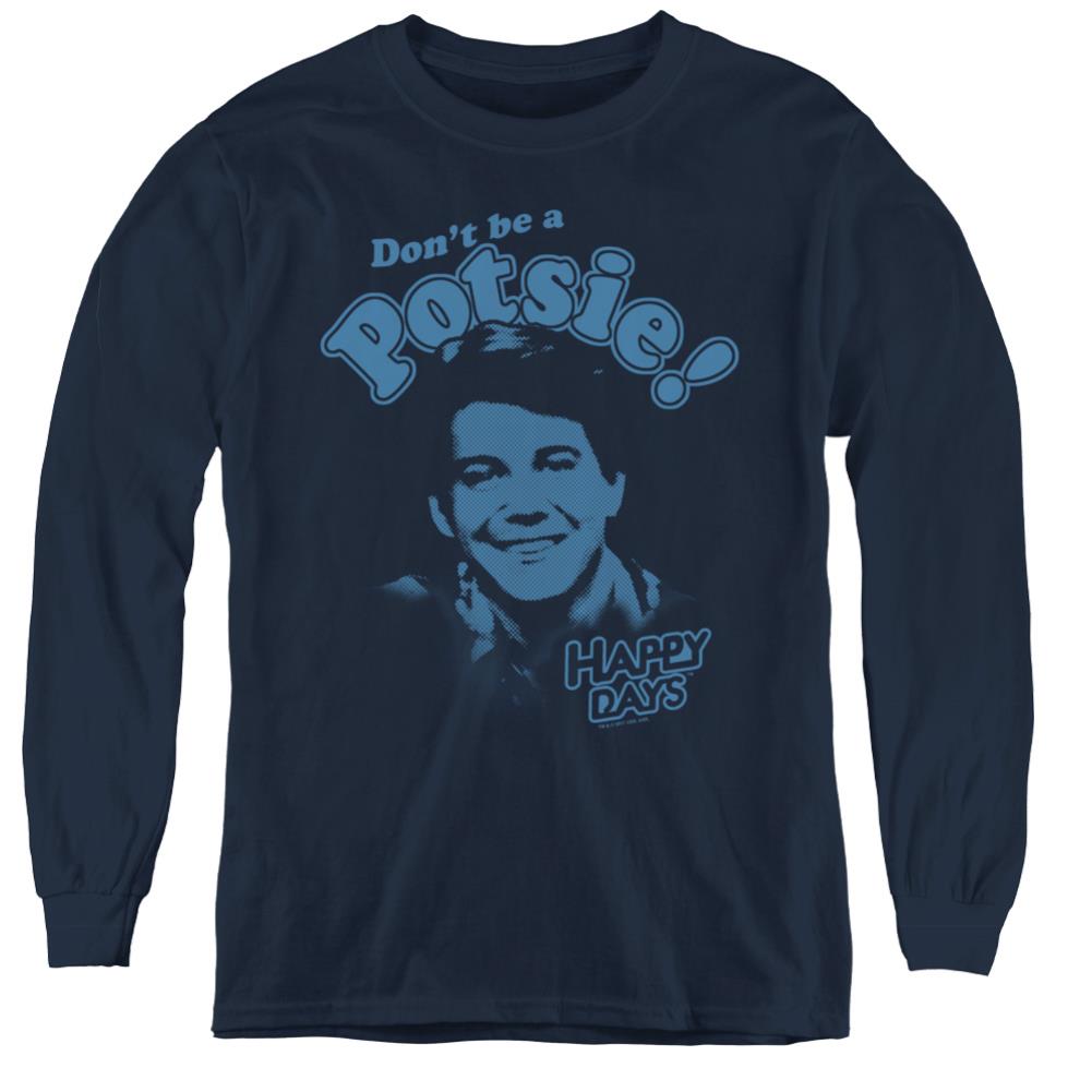 Happy Days Dont Be A Potsie Youth Long-Sleeve T-Shirt