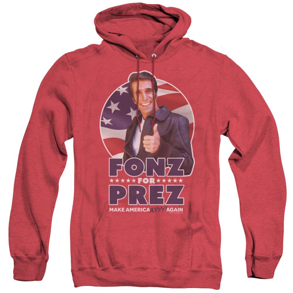 Happy Days Fonz For Prez Men's Pull-Over Hoodie