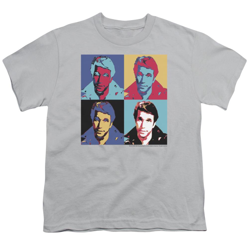 Happy Days Fonz Pop Youth 18/1 100% Cotton Short-Sleeve T-Shirt