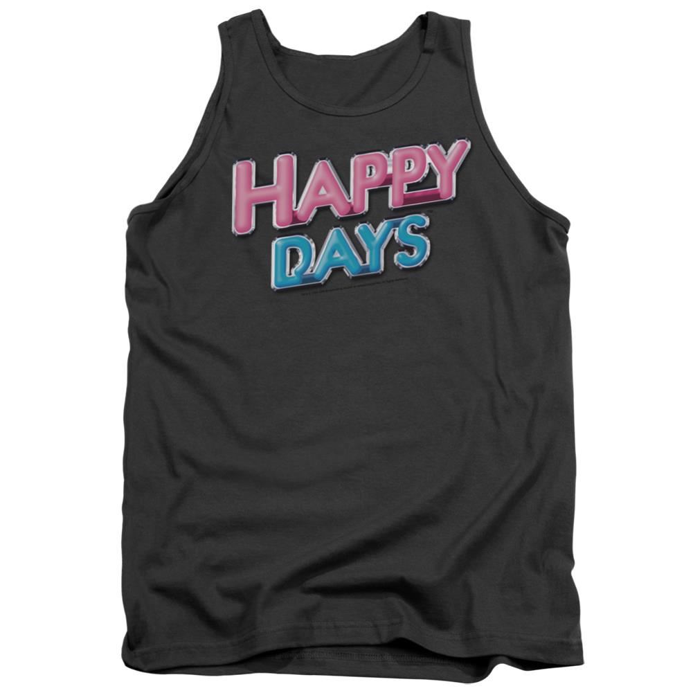 Happy Days Happy Days Logo Men's 18/1 Cotton Tank Top