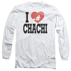 Happy Days I Heart Chachi Men's 18/1 Cotton Long-Sleeve T-Shirt