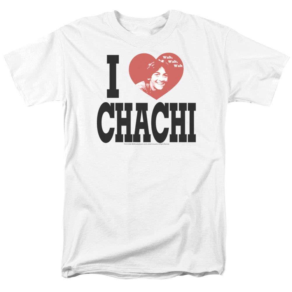 Happy Days I Heart Chachi Men's 18/1 Cotton Short-Sleeve T-Shirt
