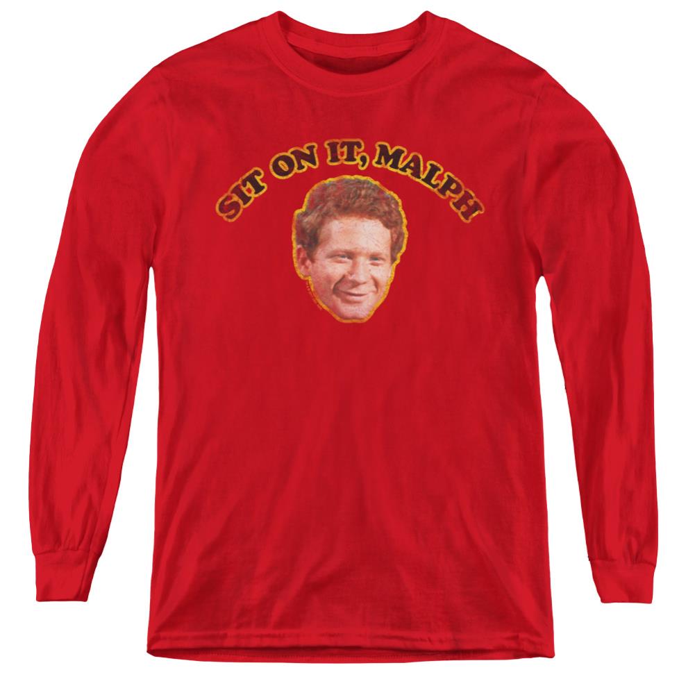 Happy Days Sit On It Malph Youth Long-Sleeve T-Shirt