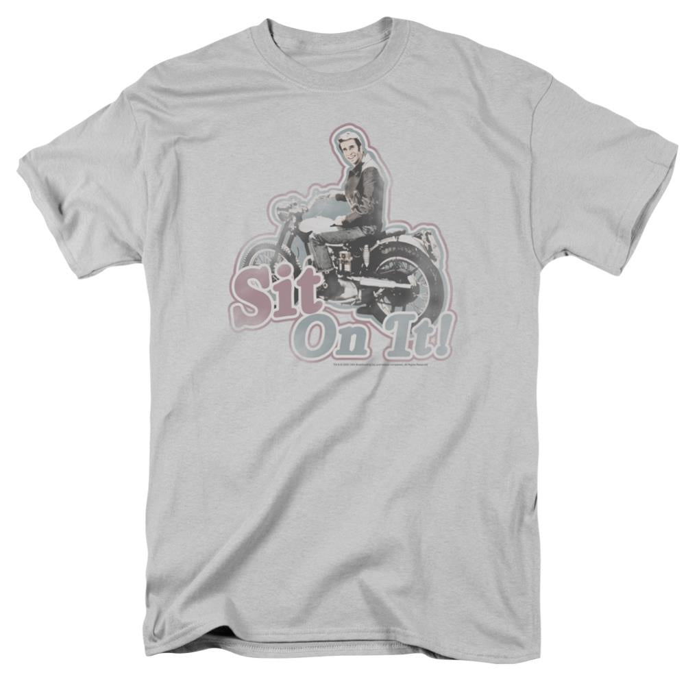 Happy Days Sit On It! Men's 18/1 Cotton Short-Sleeve T-Shirt