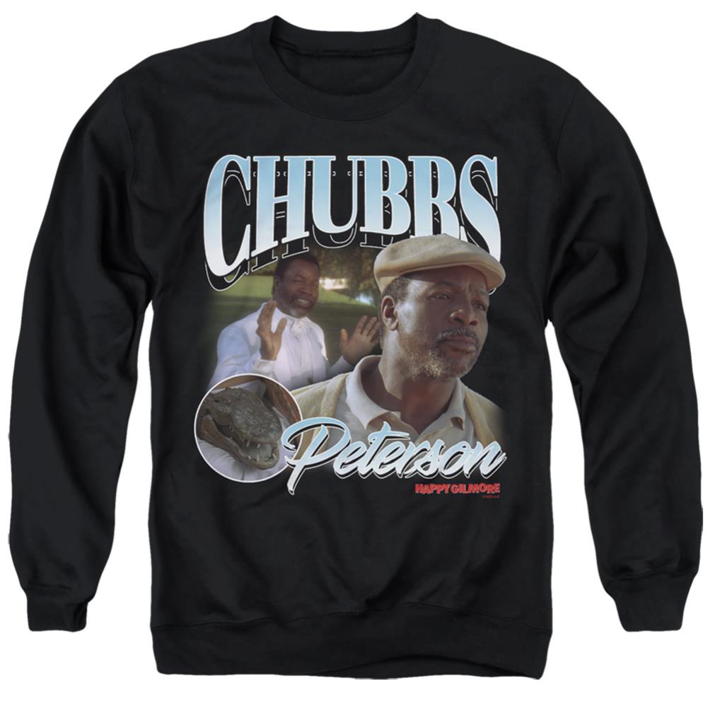 Happy Gilmore Chubbs Tribute Men's Crewneck 50 50 Poly Long-Sleeve T-Shirt