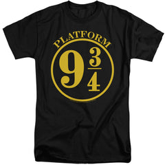 Harry Potter 9 3/4 Men's 18/1 Tall Cotton Short-Sleeve T-Shirt
