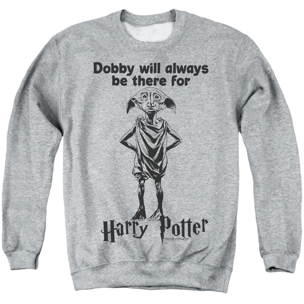 Harry Potter Always Be There Men's Crewneck 50 50 Poly Long-Sleeve T-Shirt