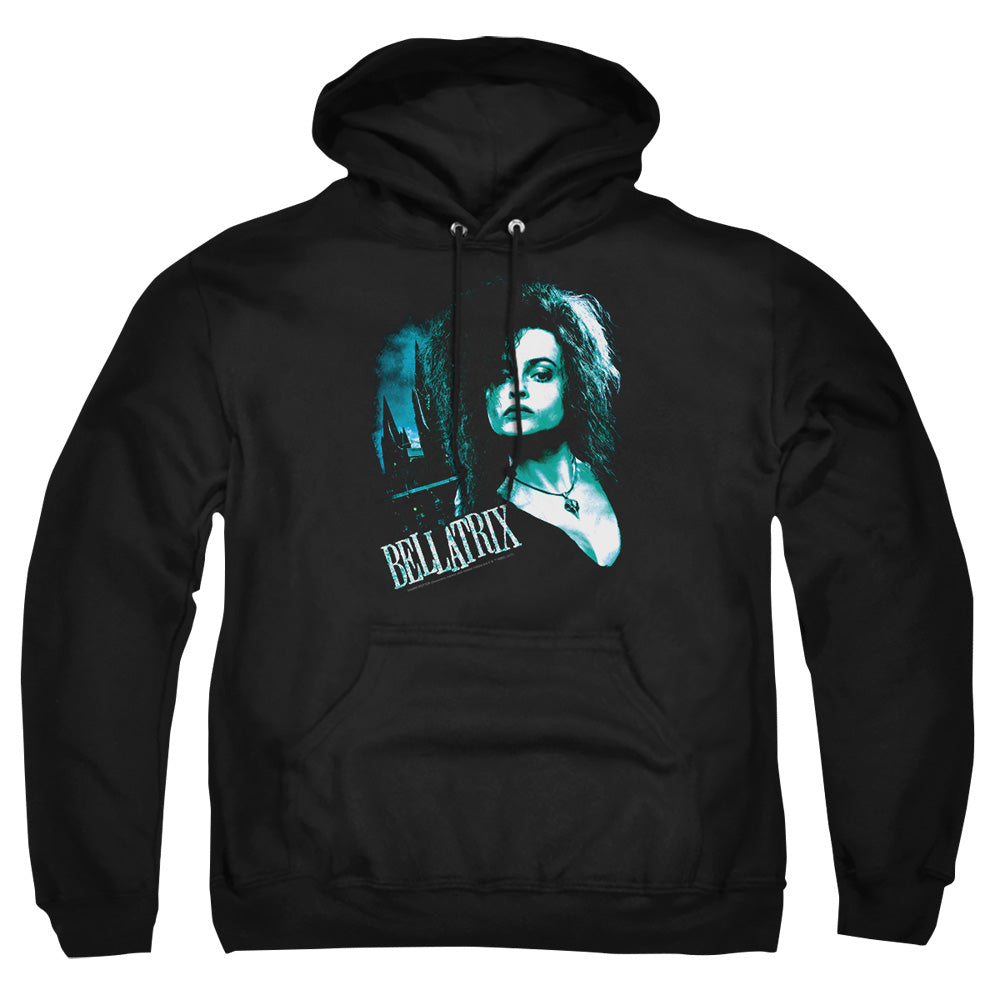 Harry Potter Bellatrix Closeup Men's Pull-Over 75 25 Poly Hoodie