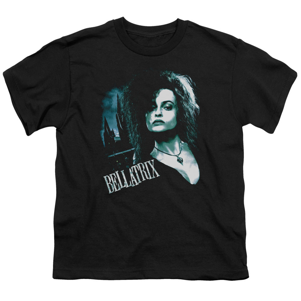 Harry Potter Bellatrix Closeup Youth 18/1 100% Cotton Short-Sleeve T-Shirt