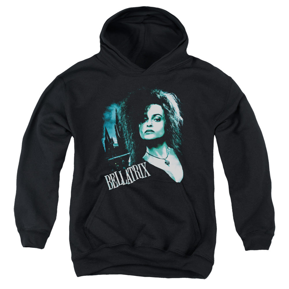 Harry Potter Bellatrix Closeup Youth Cotton Poly Pull-Over Hoodie