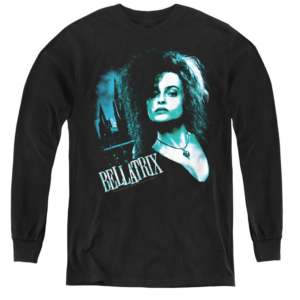 Harry Potter Bellatrix Closeup Youth Long-Sleeve T-Shirt