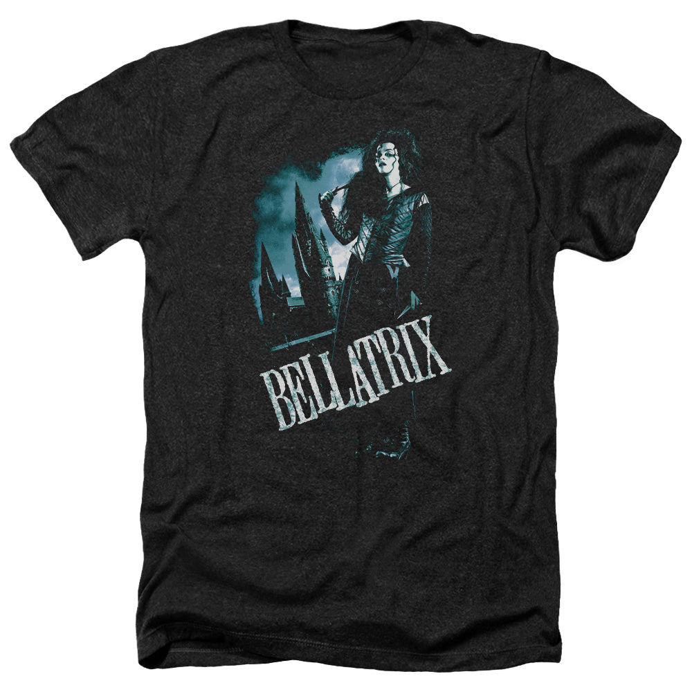 Harry Potter Bellatrix Full Body Men's 30/1 Heather 60 40 Poly Short-Sleeve T-Shirt