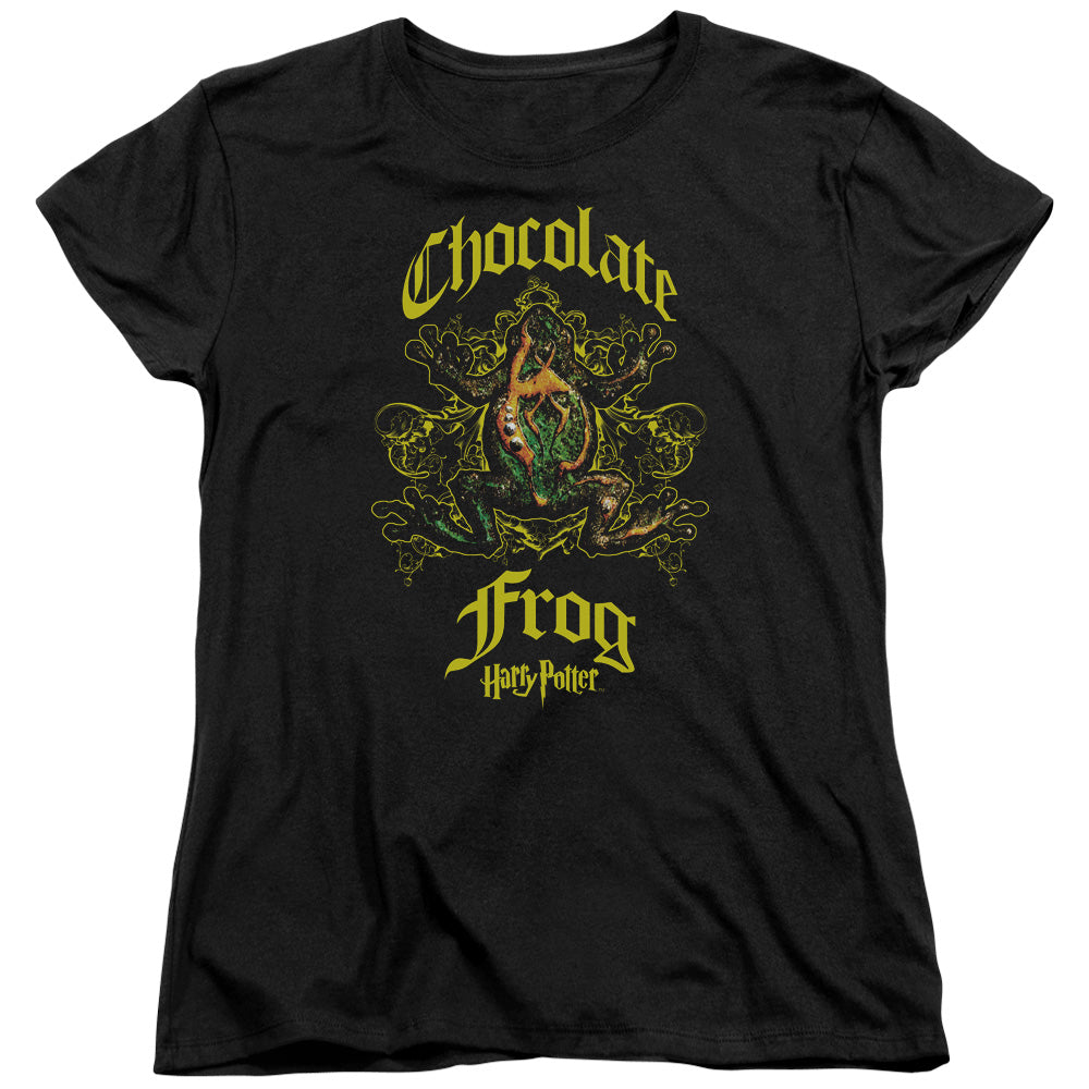 Harry Potter Chocolate Frog Women's 18/1 Cotton Short-Sleeve T-Shirt