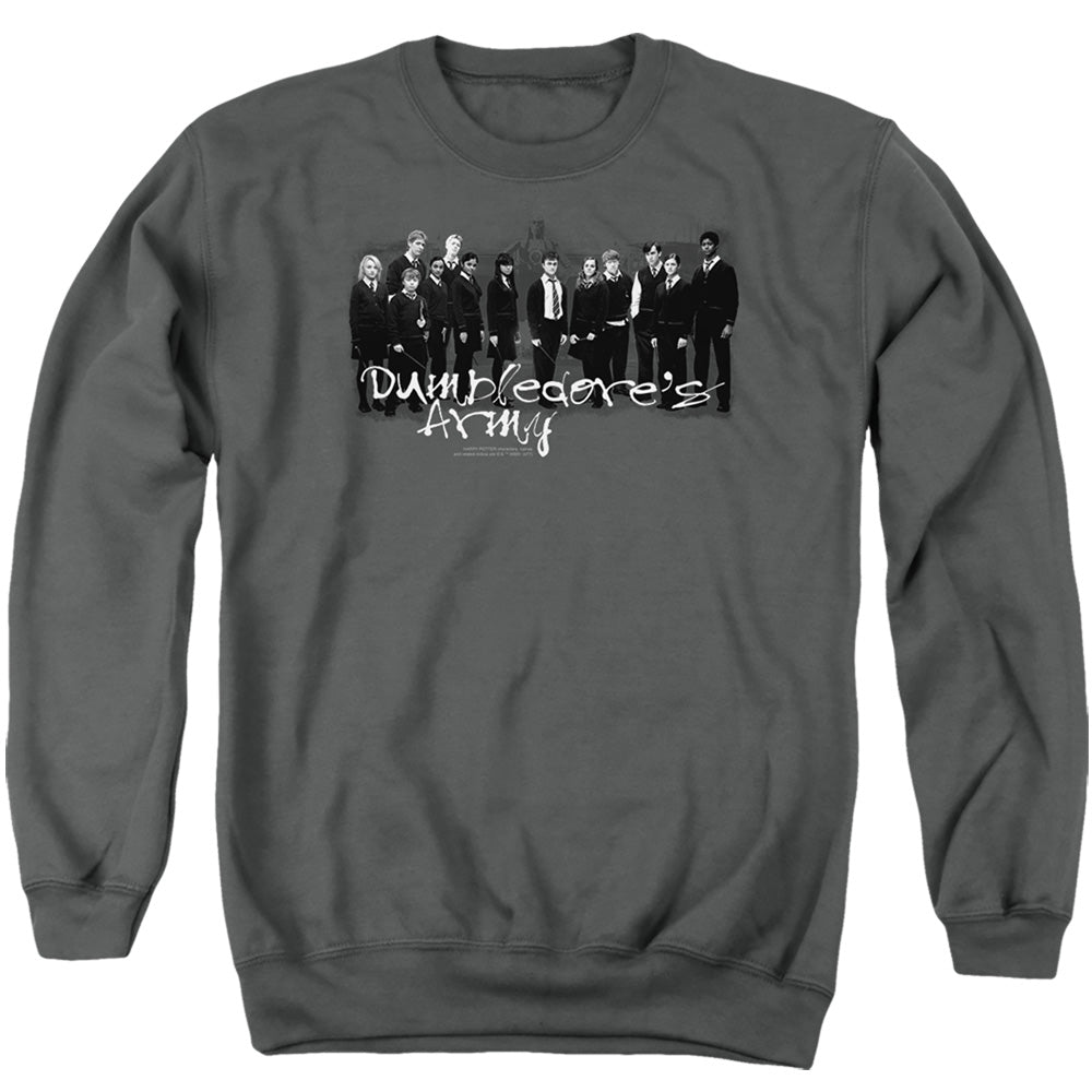Harry Potter Da Squad Men's Crewneck 50 50 Poly Long-Sleeve T-Shirt