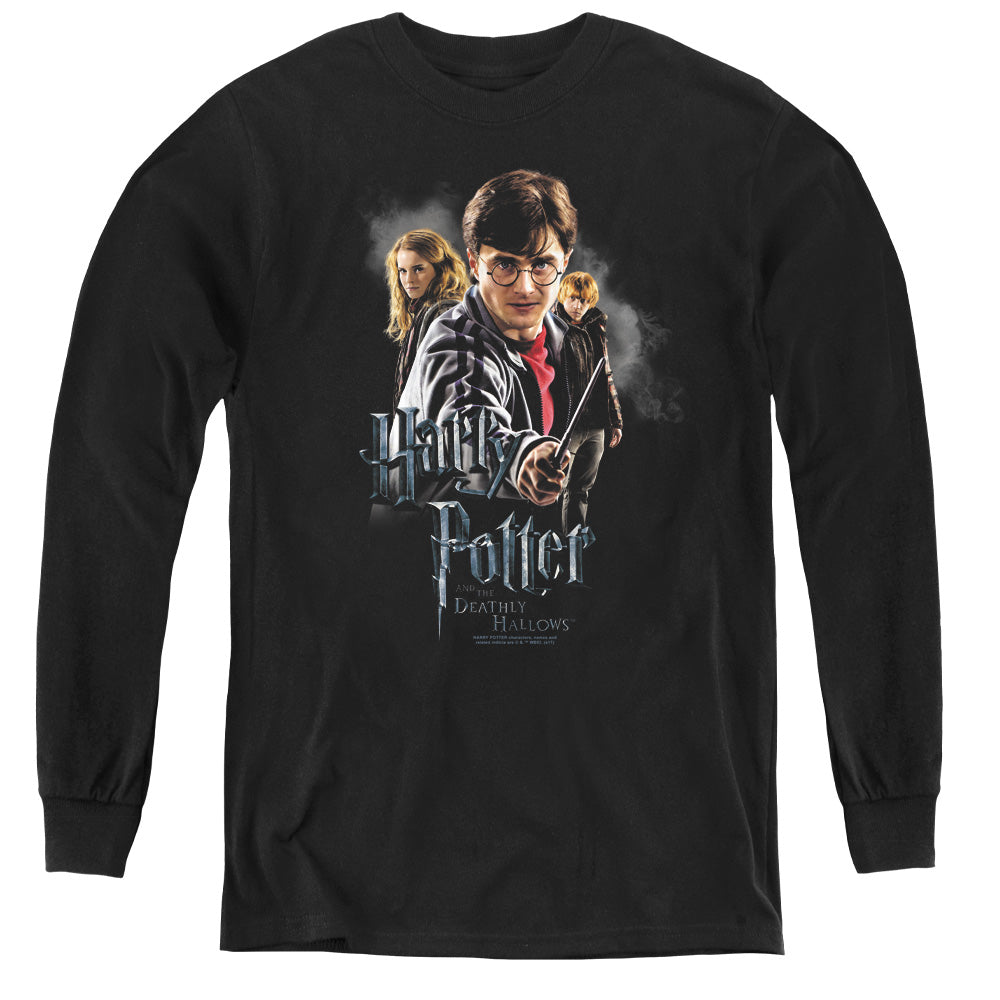 Harry Potter Deathly Hollows Cast Youth Long-Sleeve T-Shirt