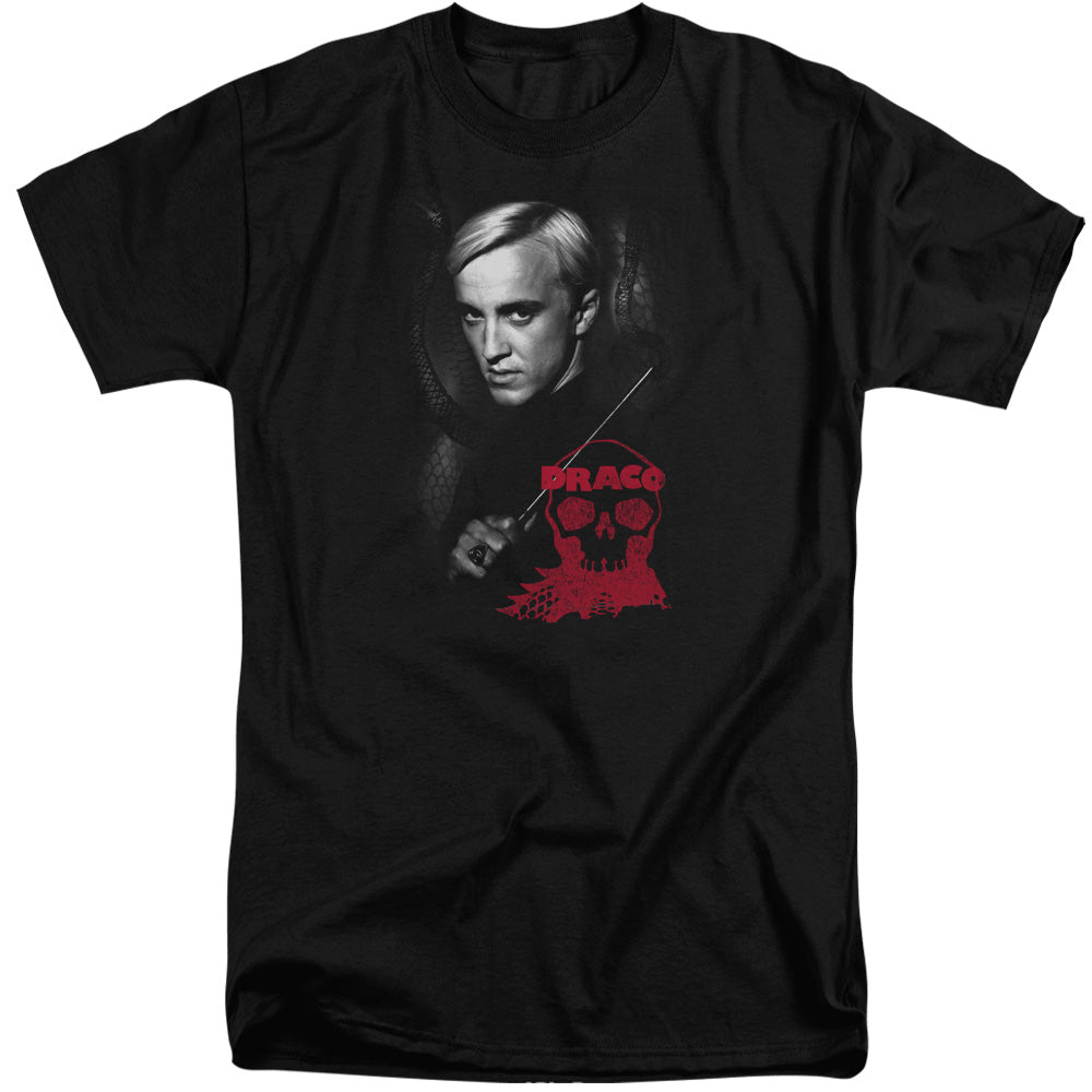 Harry Potter Draco Portrait Men's 18/1 Tall Cotton Short-Sleeve T-Shirt