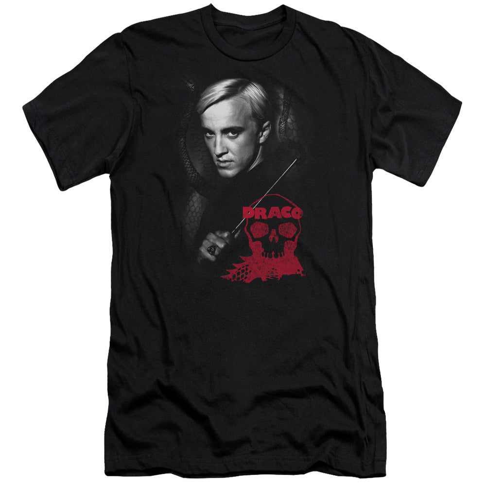 Harry Potter Draco Portrait Men's Ultra-Soft 30/1 Cotton Slim Short-Sleeve T-Shirt