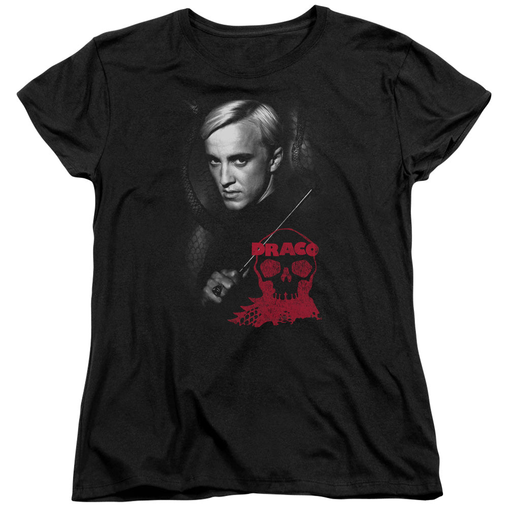 Harry Potter Draco Portrait Women's 18/1 Cotton Short-Sleeve T-Shirt