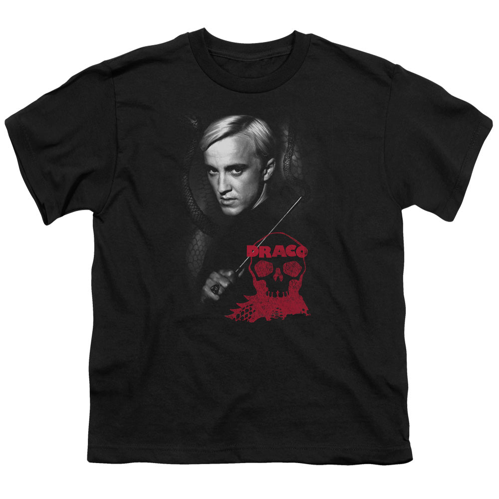 Harry Potter Draco Portrait Youth 18/1 100% Cotton Short-Sleeve T-Shirt