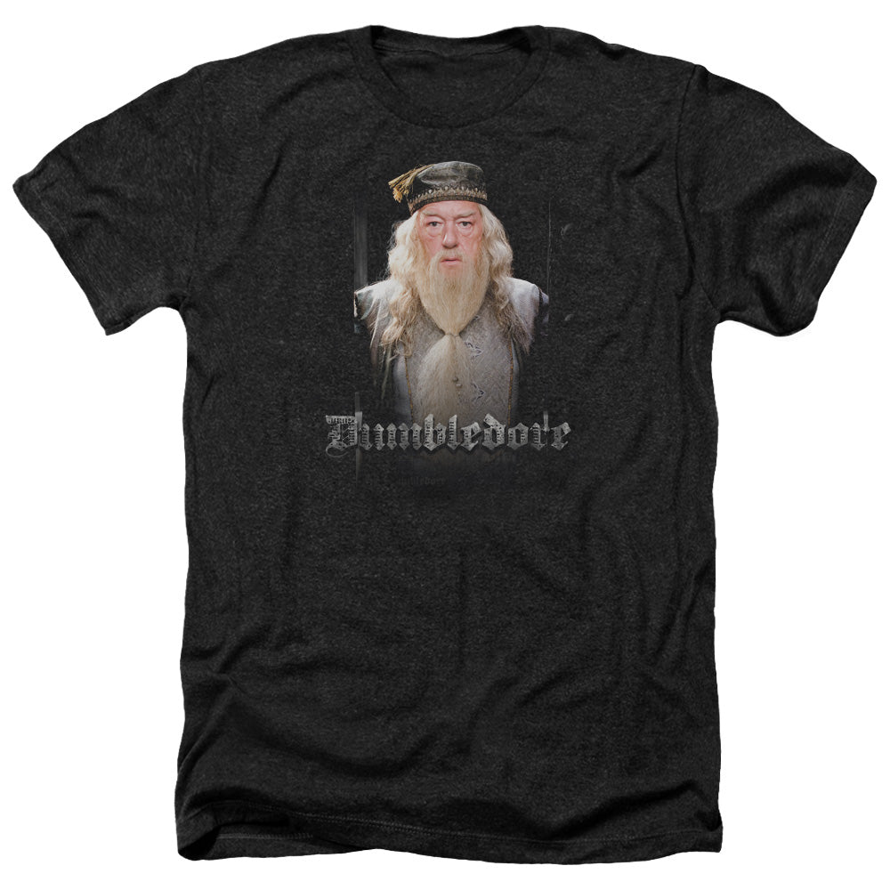 Harry Potter Dumble Doors Men's 30/1 Heather 60 40 Poly Short-Sleeve T-Shirt