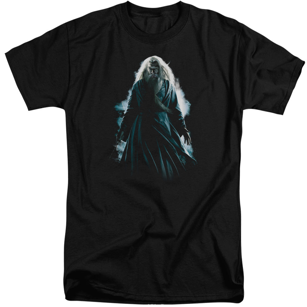 Harry Potter Dumbledore Burst Men's 18/1 Tall Cotton Short-Sleeve T-Shirt