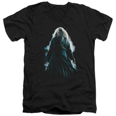 Harry Potter Dumbledore Burst Men's 30/1 Cotton Slim V-Neck T-Shirt
