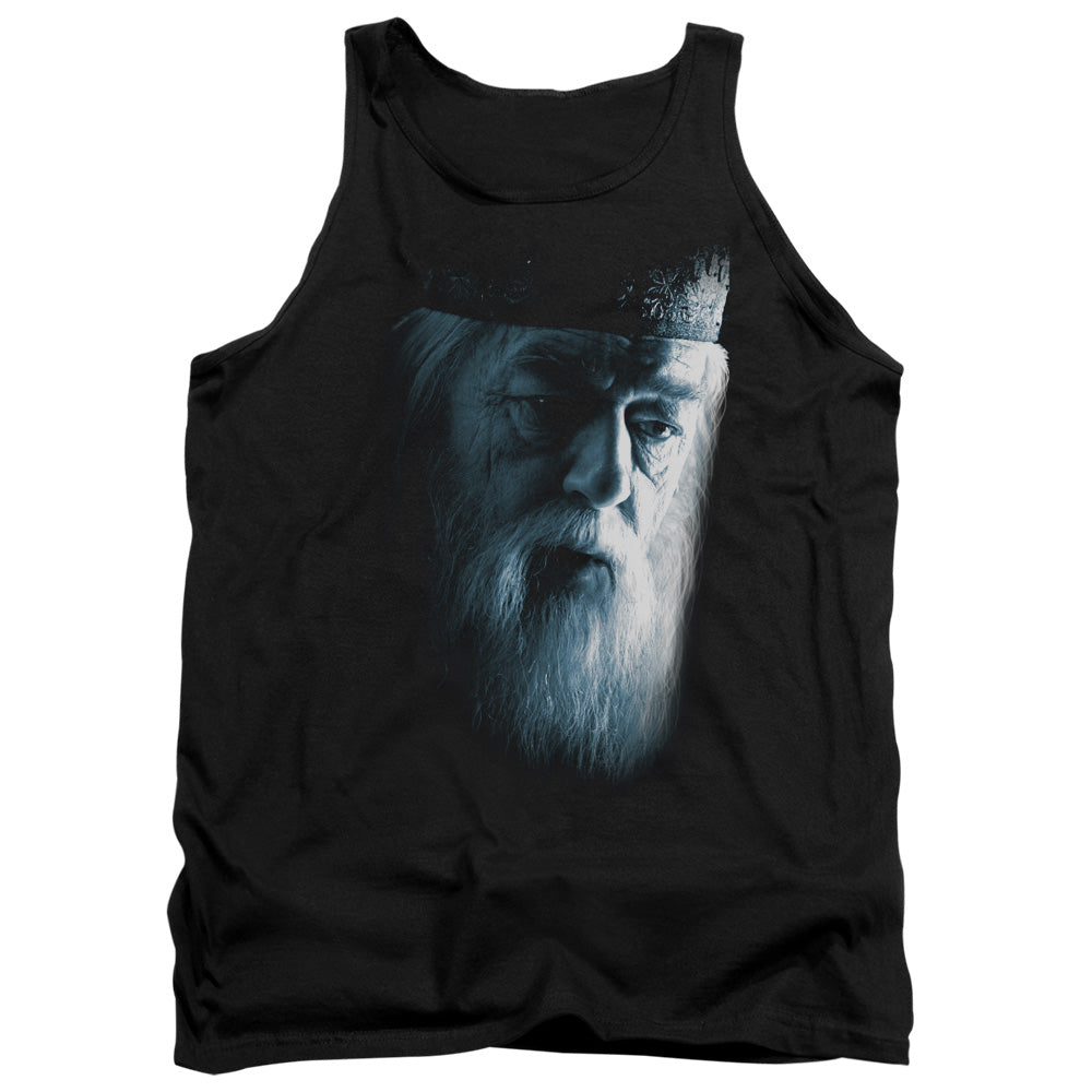 Harry Potter Dumbledore Face Men's 18/1 Cotton Tank Top