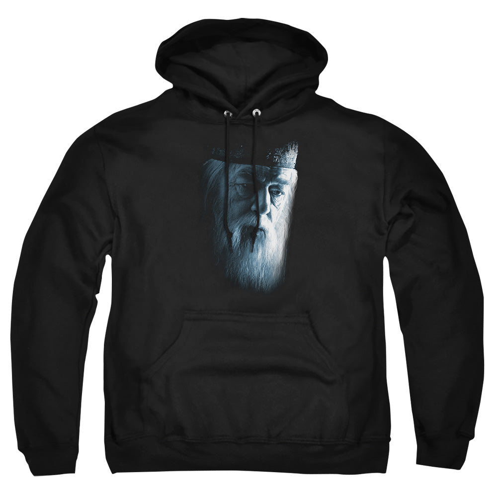 Harry Potter Dumbledore Face Men's Pull-Over 75 25 Poly Hoodie