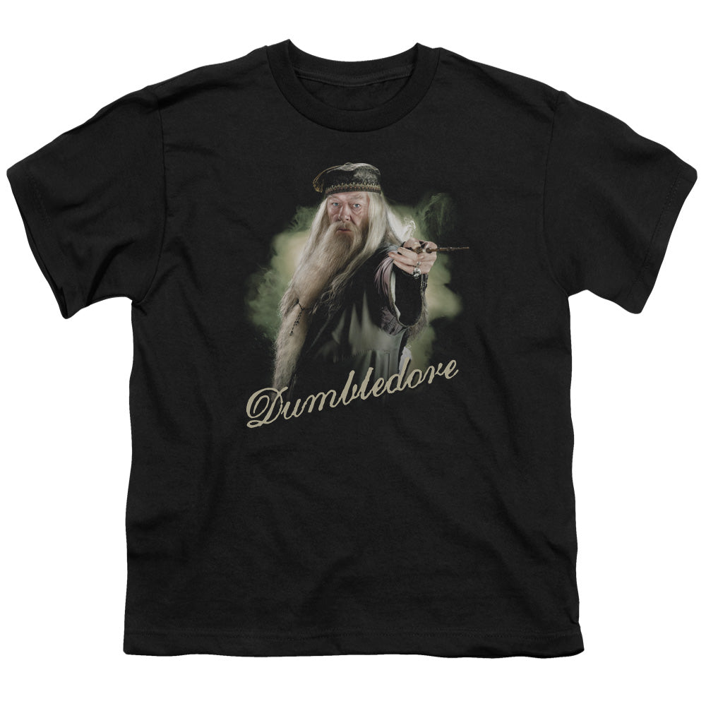 Harry Potter Dumbledore Wand Youth 18/1 100% Cotton Short-Sleeve T-Shirt