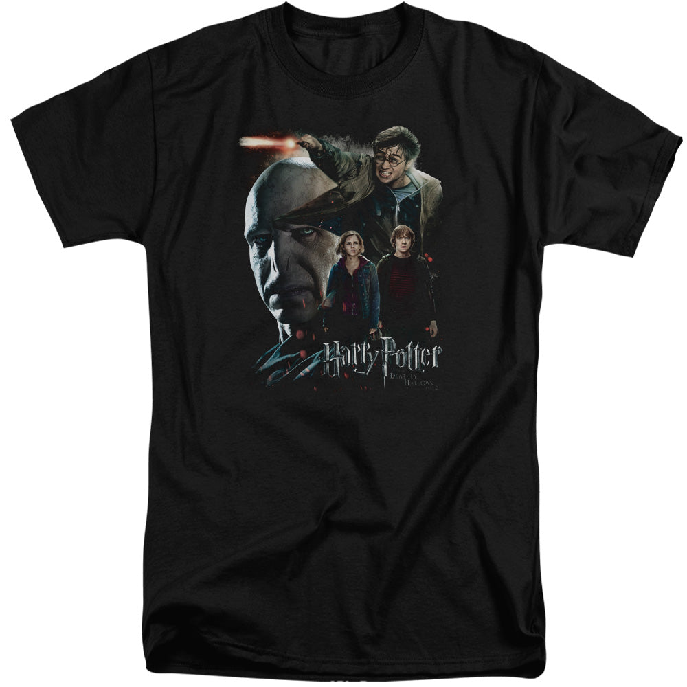 Harry Potter Final Fight Men's 18/1 Tall Cotton Short-Sleeve T-Shirt