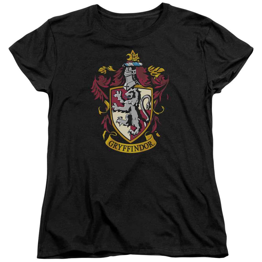 Harry Potter Gryffindor Crest Women's 18/1 Cotton Short-Sleeve T-Shirt