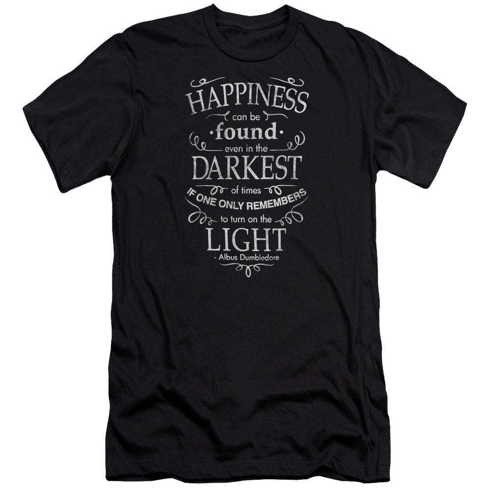 Harry Potter Happiness Men's Ultra-Soft 30/1 Cotton Slim Short-Sleeve T-Shirt