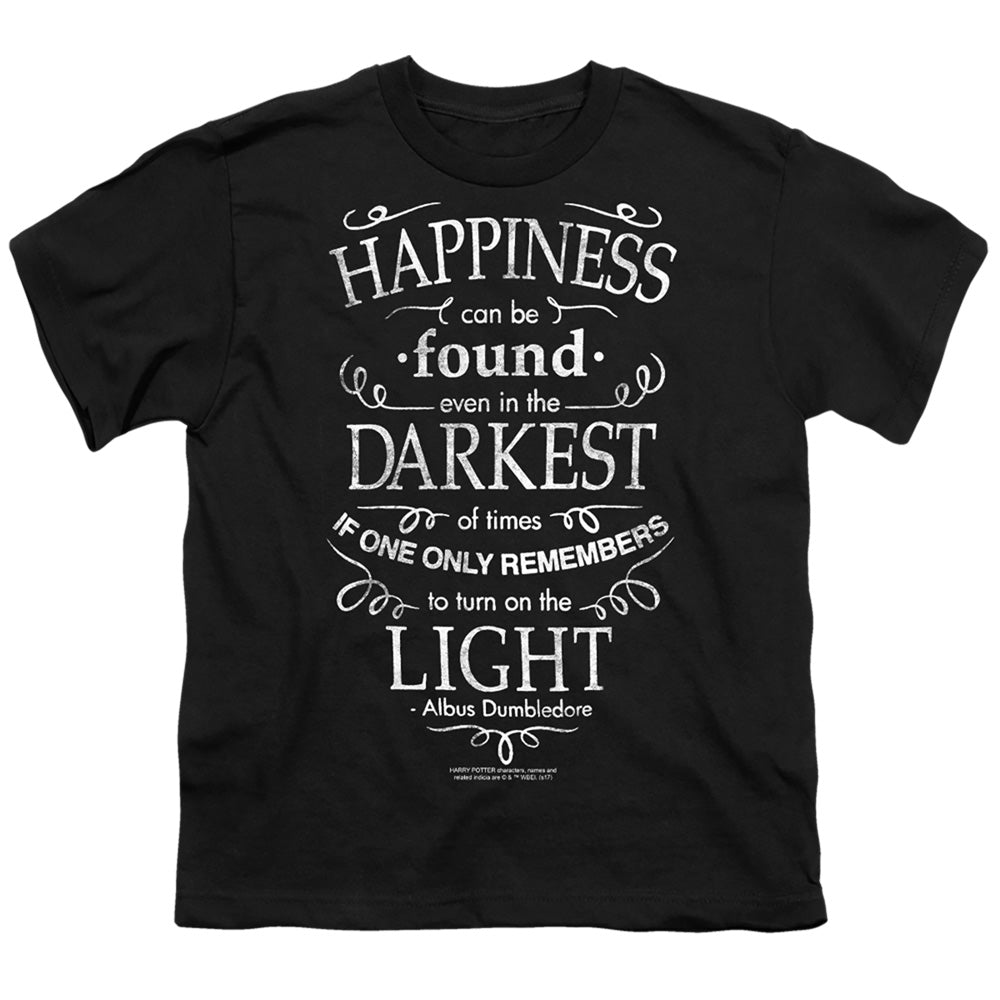 Harry Potter Happiness Youth 18/1 100% Cotton Short-Sleeve T-Shirt