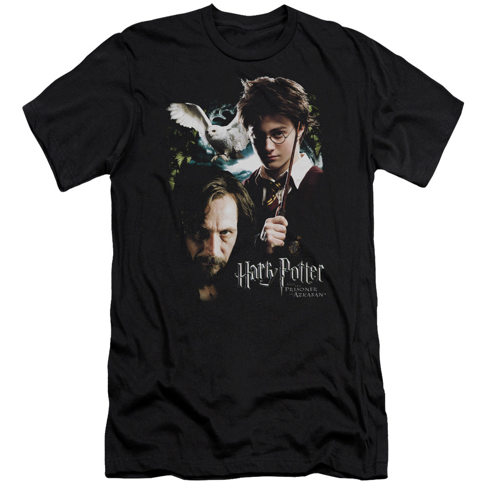 Harry Potter Harry And Sirius Men's Ultra-Soft 30/1 Cotton Slim Short-Sleeve T-Shirt